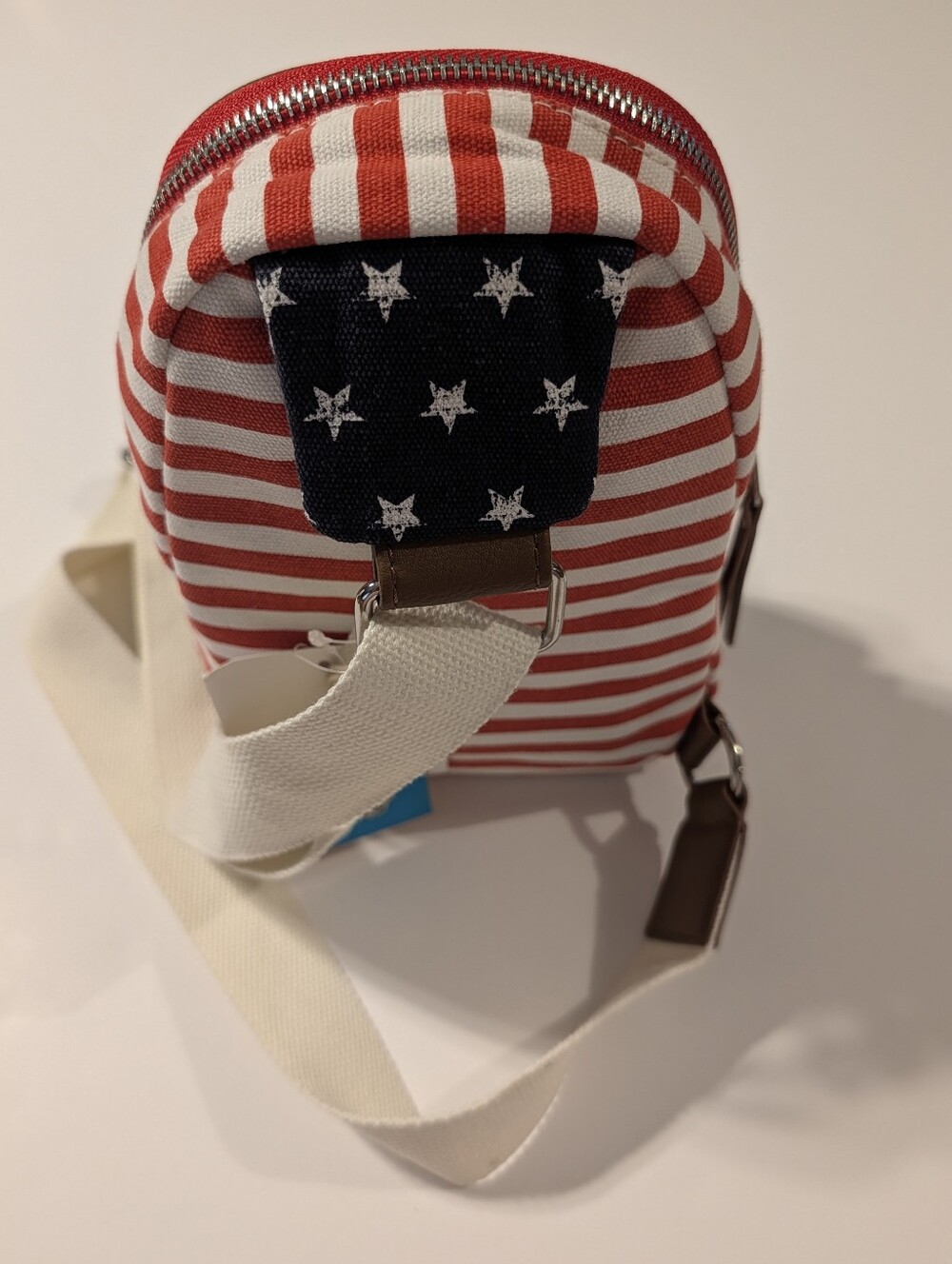 Mad Love Canvas Americana Sling Crossbody Bag - Picture 7 of 16